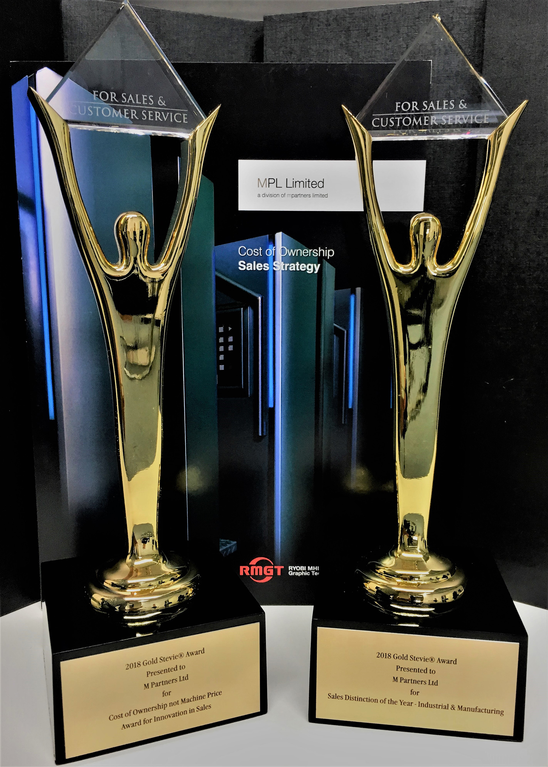 M Partners Gold Award Winners Twice at Stevie Awards